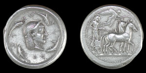 Syracuse - Sicily - Deinomenid Tyranny - Tetradrachm