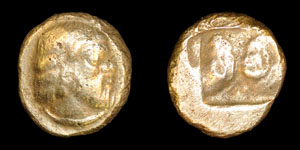 Mytilene - Lesbos - Electrum Hekte (1/6 Stater)