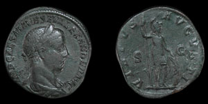 Severus Alexander - Virtus - Sestertius