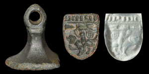 Bronze Heraldic Seal Matrix