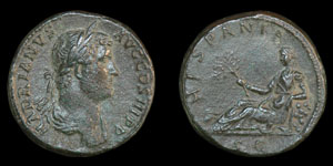 Hadrian - Hispania - Sestertius