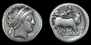 Neapolis in Campania - Didrachm