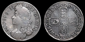 James II - Crown - 1687
