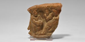 Stone Figural Frieze Fragment