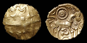 British Celtic - Dobunni - Uninscribed Quarter Stater