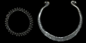 North Africa - Tribal - Silver Torc and Bangle