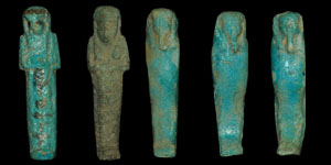Egypt - Five Small Shabti Figurines