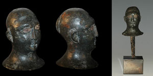 Celtic Iron Age - Romano British Bronze Head