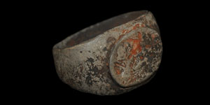 Roman - Silver Ring with 