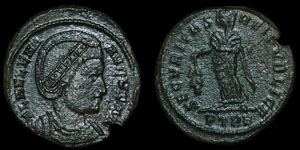 Roman Empire - Helena - Securitas AE Follis