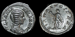 Roman Empire - Julia Domna - Diana Denarius