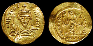 Byzantine - Phocas - Angel Gold Solidus