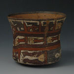 South America - Nasca/Nazca Culture - Polychrome Ceramic Bowl