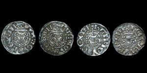 Henry III - Long Cross Pennies (4) - London, Nicole