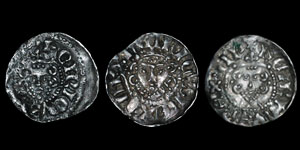 Henry III - Long Cross Pennies (3) - London, Canterbury, Wilton