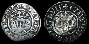 Edward I - Long Cross Pennies (2) - Newcastle upon Tyne