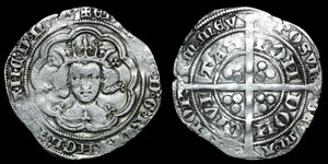 Edward III - Pre Treaty Groat - London