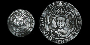 Henry VII - Facing Bust Groat and Halfgroat - London, York
