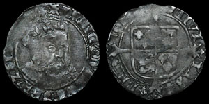 Henry VIII Posthumous - Facing Bust Groat - Bristol - Evenett Bust B