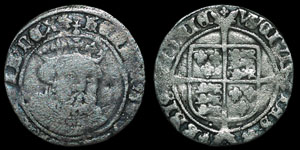 Henry VIII Posthumous - Facing Bust Groat - Bristol - Tower Dies, Bust 2