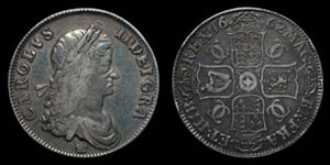 Charles II - Crown - 1662