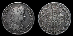 Charles II - Crown - 1671 VECESIMO TERTIO