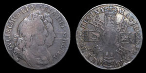 William and Mary - Halfcrown - 1693