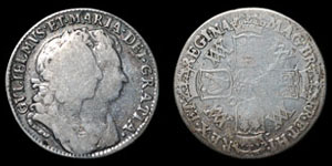 William and Mary - Shilling - 1693