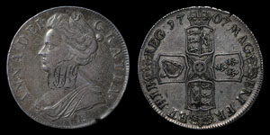 Anne - Edinburgh Crown - 1707E
