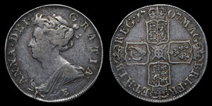 Anne - Edinburgh Halfcrown - 1707E