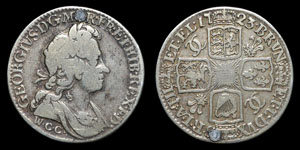 George I - Welsh Copper Company Shilling - 1723WCC