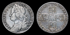 George II - Shilling - 1758