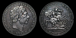 George III - Crown - 1818 (LVIII)