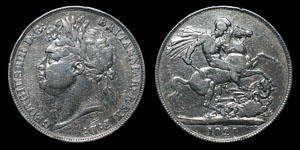 George IV - Crown - 1821