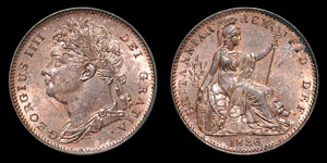 George IV - Farthing - 1826