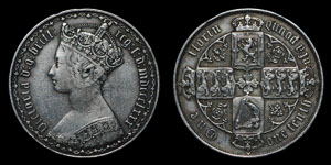 Victoria - Gothic Florin - 1880 (mdccclxxx)
