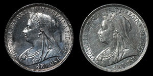 Victoria - Shillings(2) - 1893, 1894