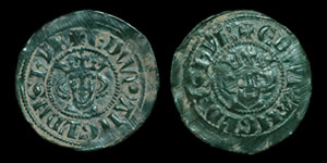 English Medieval - Edward I - Unique Double Obverse Penny Trial Piece
