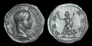 Roman Empire - Severus Alexander - Denarius